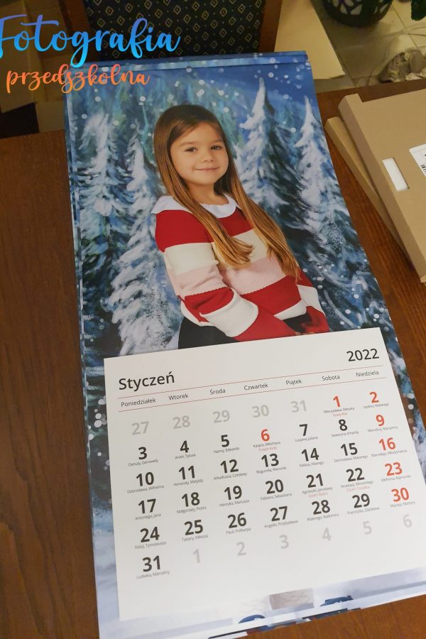 fotokalendarz fotografia przedszkolna